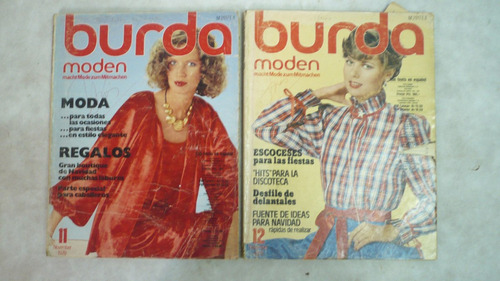 Revistas Burda Moden Machtmodezunmitmachen Año 1978 Completa