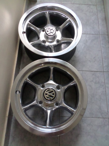 Roda Gaucha Para Buggy Bugre Sem Uso 14x6 Pol. Valor De Uma!
