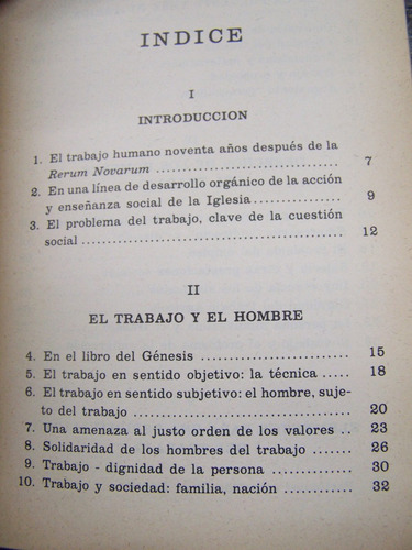 Imagen 2 de 3 de Laborem Exercens * Juan Pablo Ii * El Trabajo Humano *