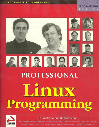 Libro Professional Linux Programming, Editorial Wrox Press