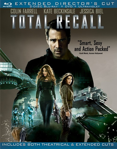 Blu-ray + Dvd Total Recall / El Vengador Del Futuro 2012