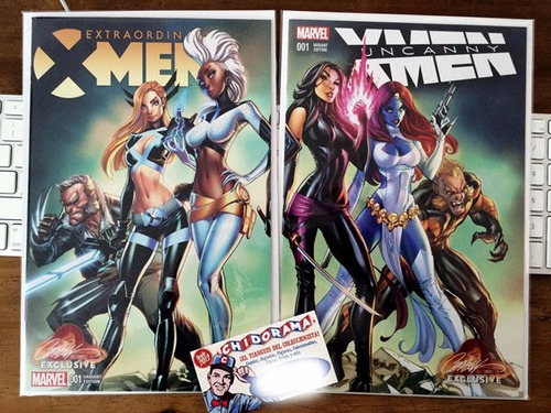 Comic Set - Extraordinary Uncanny X-men #1 Scott Campbell