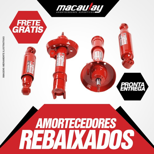 Opala 4cc - Amortecedores Rebaixados Macaulay Oficial