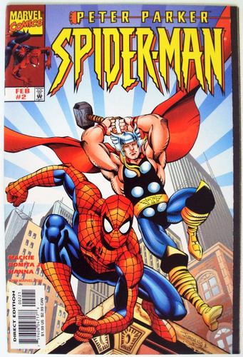 Peter Parker Spiderman 2 Marvel Comics 1999 Thor Dan Jurgens