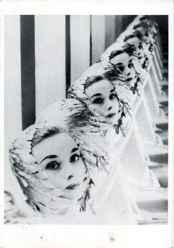 Fotopostal Audrey Hepburn Erwin Blumenfeld Printed In France