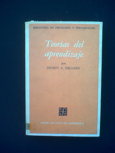 Teorias Del Aprendizaje Ernest R Hilgard