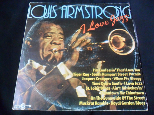 Lp Louis Armstrong I Love Jazz