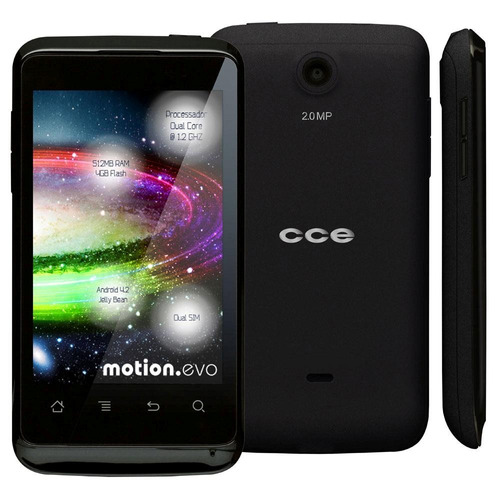 Smartphone Cce Sk352 Android 4.2, 3g, Dual Chip, Câmera 2mp