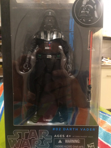Darth Vader Star Wars The Black Series 3 Piezas Hasbro.
