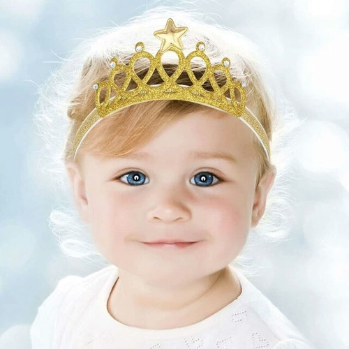 Corona Para Niña,accesorio Cabello Bebe,tiara,diadema,prince