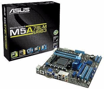 Placa Mãe Am3+ Asus M5a78l-m Lx Plus Ddr3 Suporta Cpu 125w