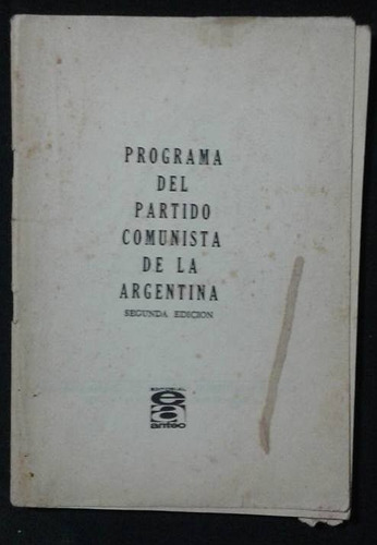 Programa Del Partido Comunista De La Argentina