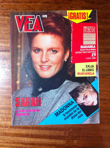 Revista Vea Nº 2510 - Sep 1987 - Madonna Sarah Ferguson