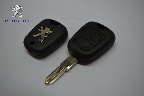 Llave Codificada Con Control Para Peugeot 206 2002 - 2012