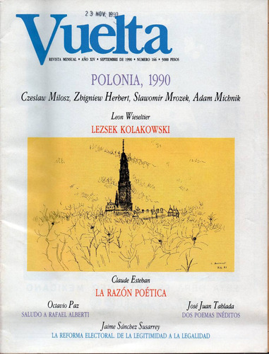 Revista Vuelta - Nro. 166 - Octavio Paz Director (0j)