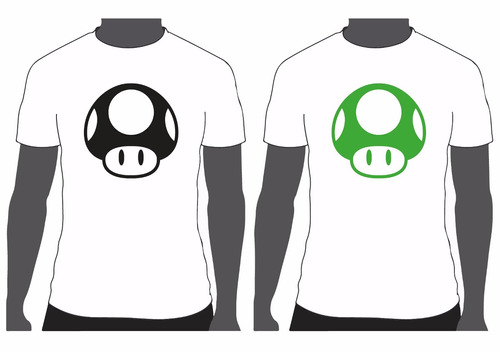 Rdg - Remera Personalizada Honguito Mario Bros.