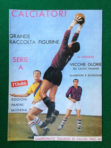 1962-63 Panini Reprint Album Figurinhas Campeonato Italiano