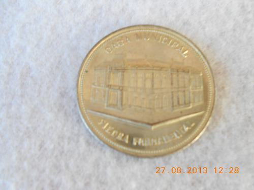 Medalla Casa Municipal Piedra Fundamental Victoria 1900