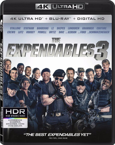 4k Ultra Hd + Blu-ray The Expendables 3 / Indestructibles 3
