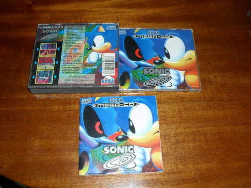 Sonic Cd Europeu, Somente A Caixa E Manual