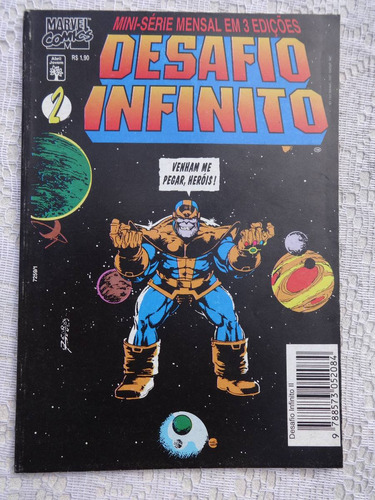 Hq: Desafio Infinito - Parte 2 - Thanos - Abril Jovem - 1995