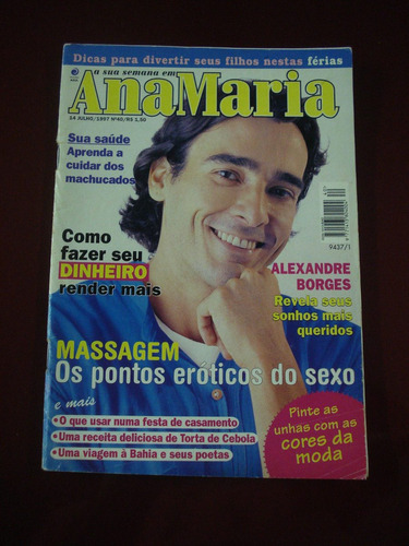 Revista Ana Maria 40 Alexandre Borges Ano 1997 K289