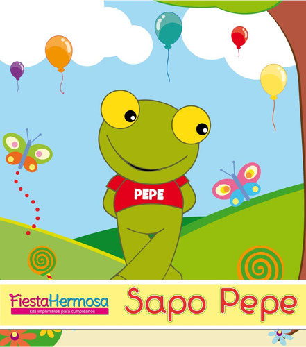 Kit Imprimible Sapo Pepe,invitaciones,golosinas,completo!!!