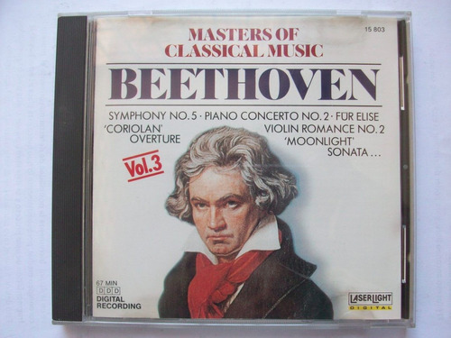 Cd Original Masters Of Classical Music - Vol.3 Beethoven