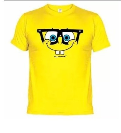 Lindas Camisetas Engraçadas Divertidas Bob Esponja Óculos