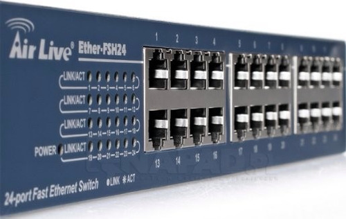 Switch 24 Puertos Airlive Ether-fsh24 Fast Ethernet
