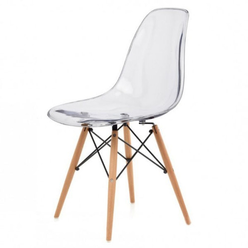 Silla Eames Transparente - Diseño  Comedor.