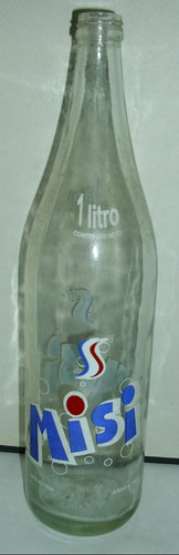 Antigua Botella De Gaseosa Misi(se Elaboraba En Garupa,mnes)