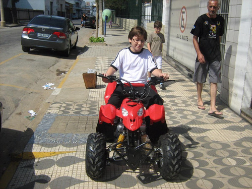 Quadriciclo À Gasolina Infantil 110cc Barzi Motors Moskiti