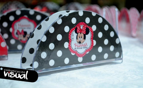 Servilleteros Personalizados De Acrilico Mickey Y Minnie