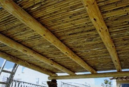 Colocacion De Cercos Pergolas De Cañas De Bambú X M2