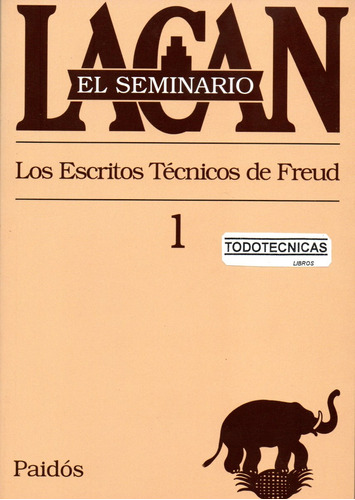 Seminario 1 Lacan Escritos Tecnicos De Freud Libreria --pd-