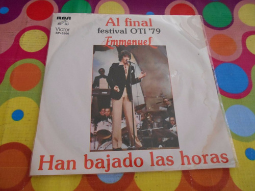 Emmanuel Lp 45rpm Han Bajado Las Horas