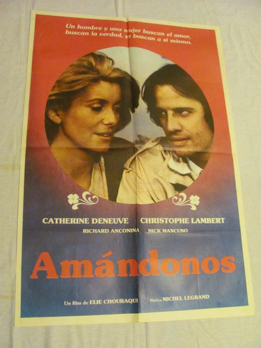 Afiches De Cine Antiguos  Con  Catherine   Deneuve