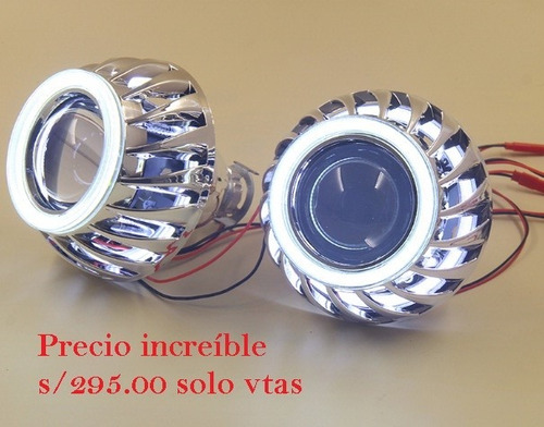 Imagen 2 de 6 de Ojo De Angel Con Luz Diablo + Foco Hid Philips - Solo Venta