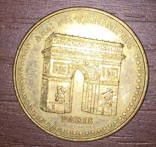 Moneda Arco Del Triunfo Paris De Colección