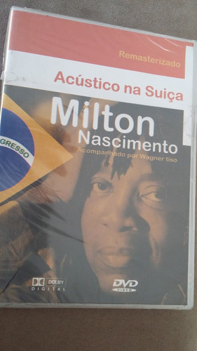Dvd Milton Nascimento Acustico Suiça Lacrado.