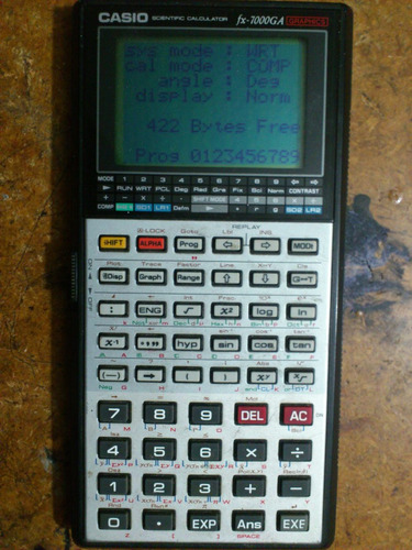 Calculadora Graficadora Casio Fx-7000ga, Coleccionala !!!