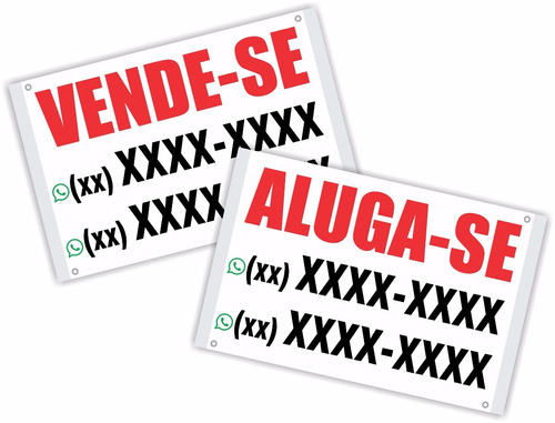 Faixas E Banners  Aluga-se/vende-se 60x35cm Com Madeira