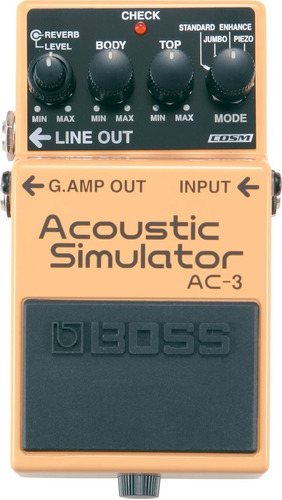 Boss Ac3 Pedal Simulador De Guitarra Acustica Acoustic