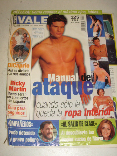Revista Mas Vale N 1082 Leo Dicaprio Ricky Martin