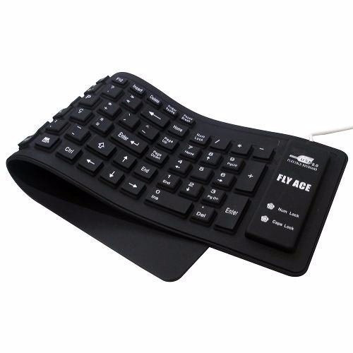 Teclado Flex Flexível Silicone Usb P/ Notebook Pc Preto