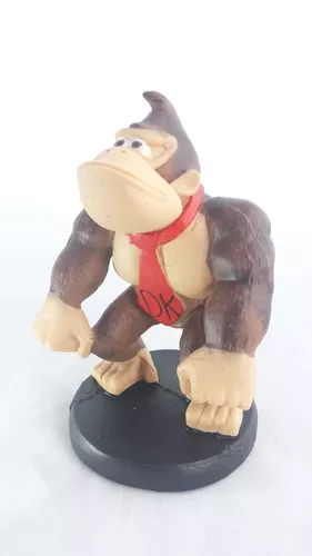 ESTATUA MACACO DONKEY KONG SUPER MARIO 15CM RESINA