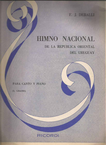 Partitura Himno Nacional De La Republica Oriental De Uruguay