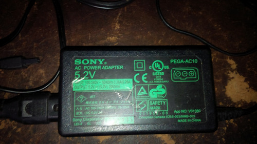 Cargador O Adaptador Sony No V01380 5.2 V(2000ma)