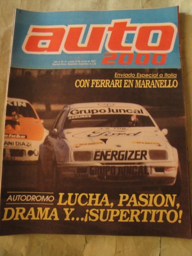 Auto 2000 51 Enzo Ferrari Rafaela Tc2000 Bessone F. Renault (Usado)